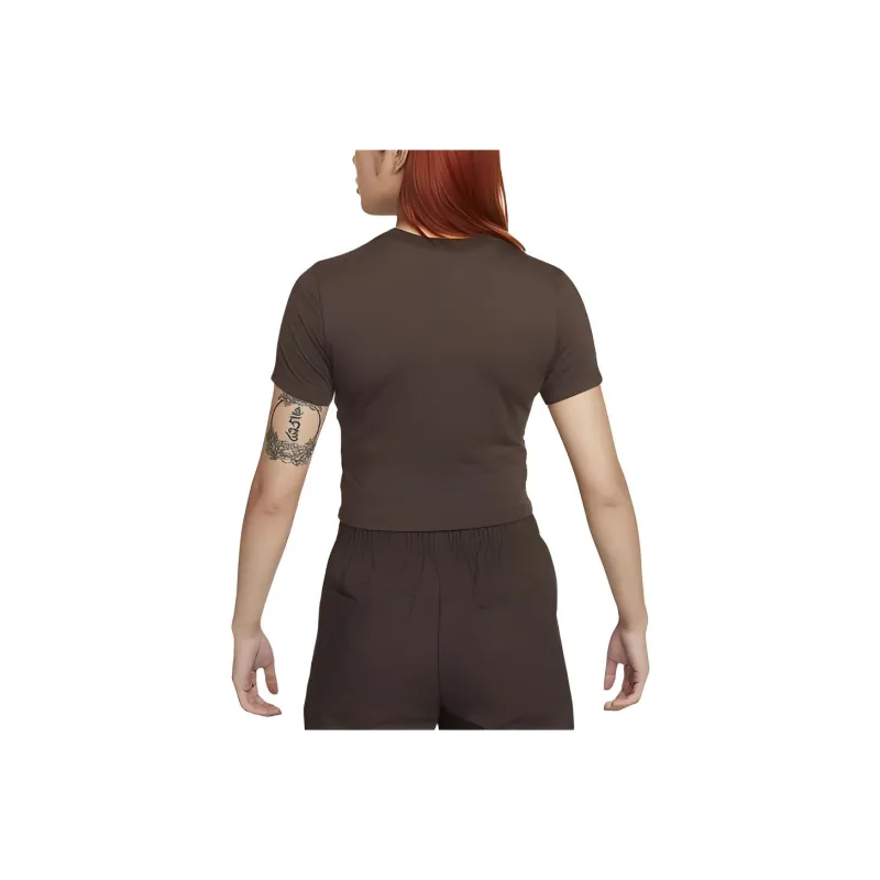 Nike Sportswear Essential T-Shirt Women's Dark Brown-1