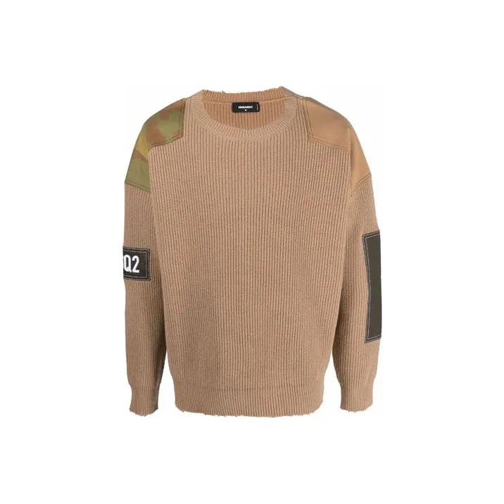 DSQUARED 2 Cashmere Sweaters Men Brown-0