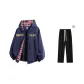 Navy Blue (Comes with Straight Fit Casual Pants)