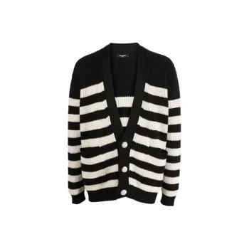 BALMAIN FW21 Loose Fit Knitwear Men's Black