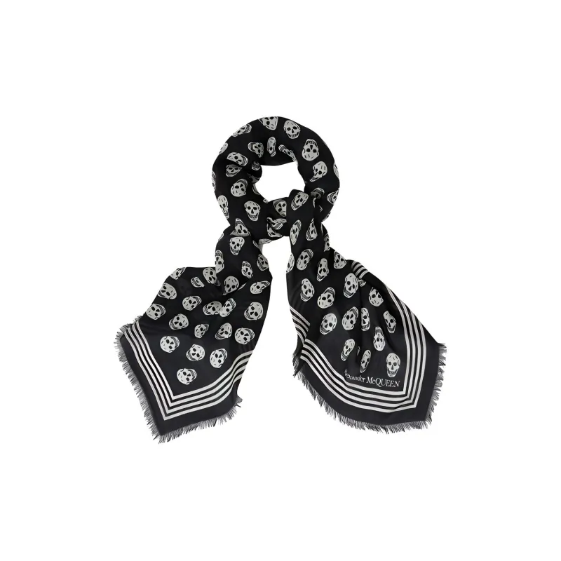 Alexander McQueen Allover Skull Scarf-0