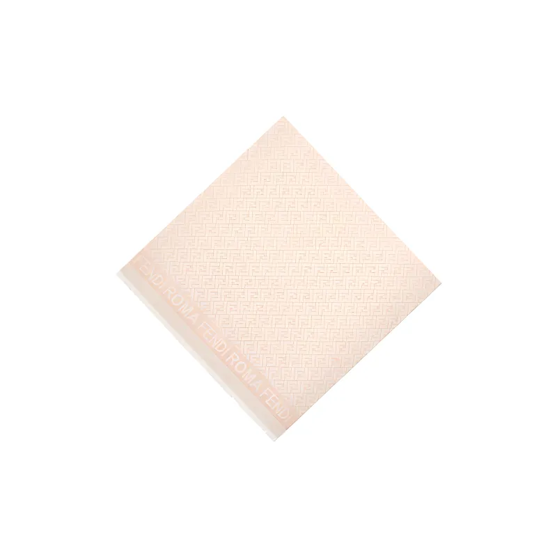 FENDI Ff Monogrammed Frayed-Edge Scarf-2