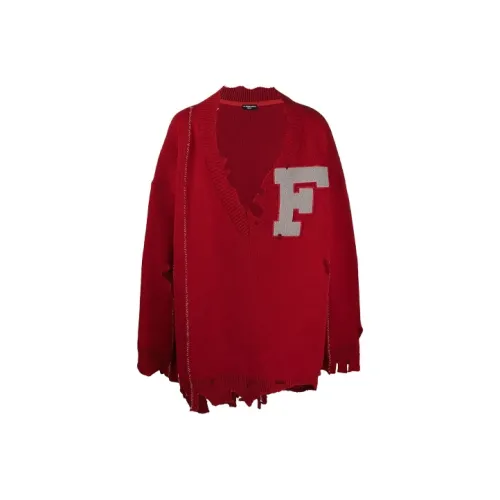 RAF SIMONS FW21 Sweater Men's Red