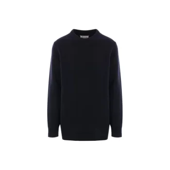 Maison Margiela Logo Embroidered Crewneck Jumper