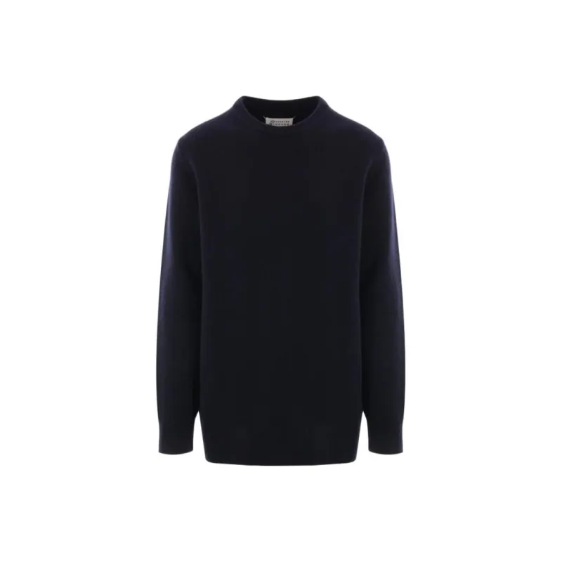 Maison Margiela Logo Embroidered Crewneck Jumper-0