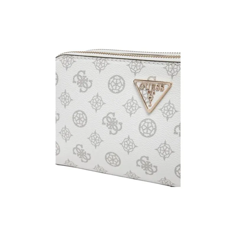 GUESS Artificial Leather Shoulder Bag Small Size Women's White-2