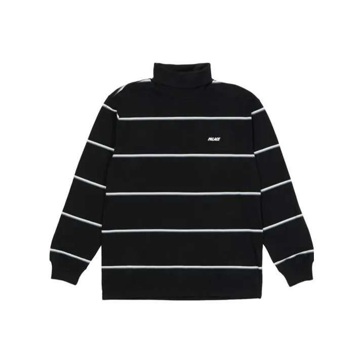 PALACE Striped Turtleneck-0