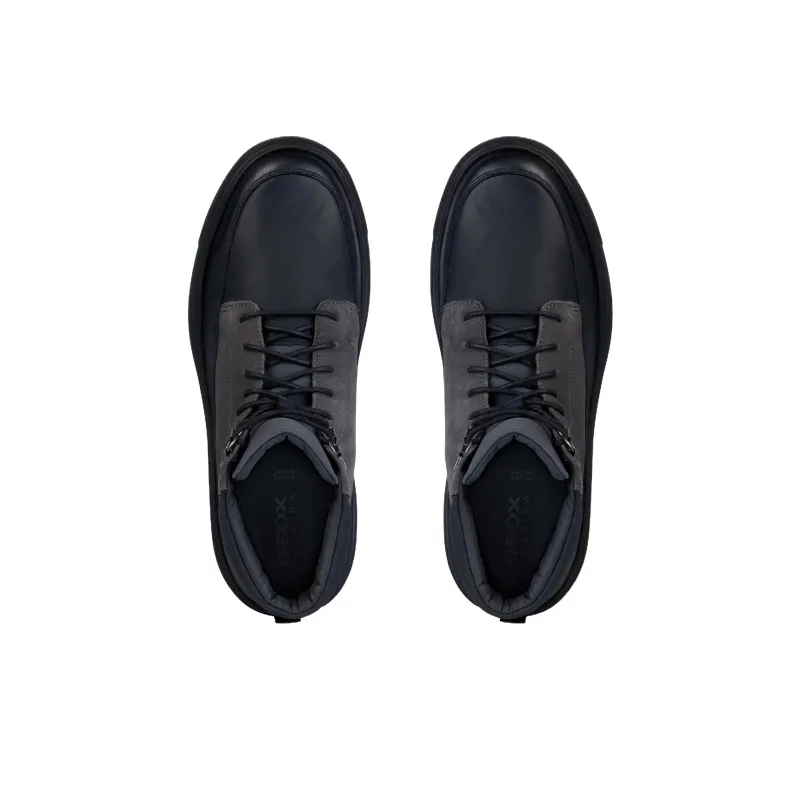 GEOX Cervino Short Outdoor Boots Men's Black Gray-3
