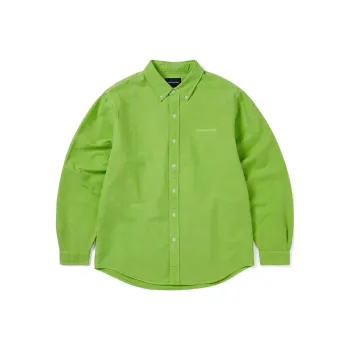 Thisisneverthat FW24 FW24 Overdyed T Logo Oxford Shirt Shirt Unisex Green