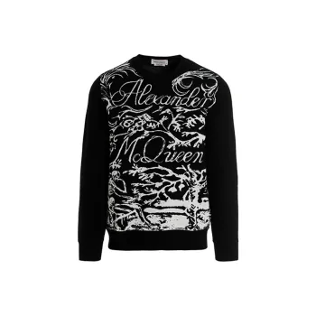 Alexander McQueen Sweaters Men Black