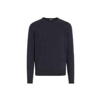 Ermenegildo Zegna Crewneck Ribbed Knit Jumper