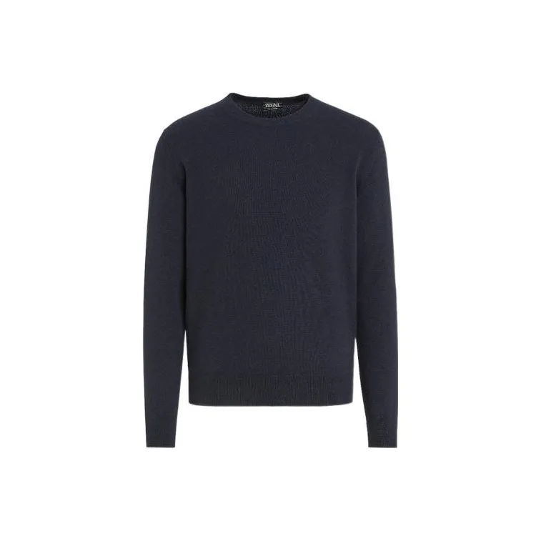 Ermenegildo Zegna Crewneck Ribbed Knit Jumper-0