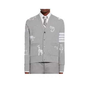 THOM BROWNE Knitwear Men Light Gray
