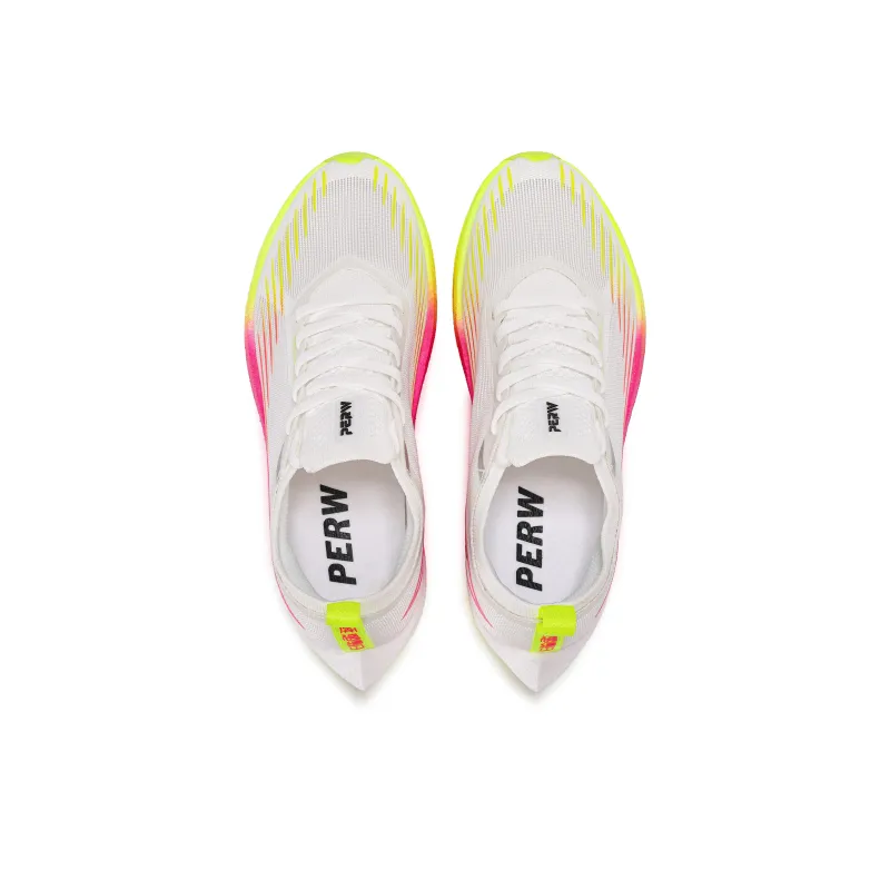 PERW Running Shoes Unisex Low Top Yellow Fei Hong-4