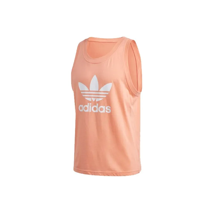 Adidas Originals Trefoil Camisoles Men Coral Pink-0