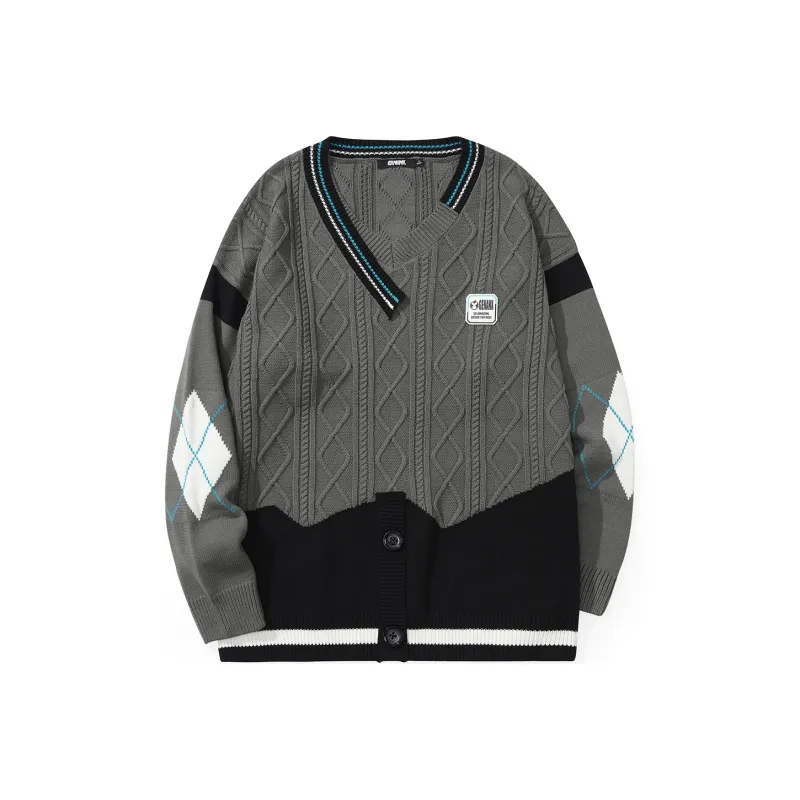 GENANX Sweaters Unisex Gray-0