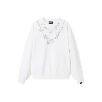 DANGEROUSPEOPLE Sweatshirt Unisex White