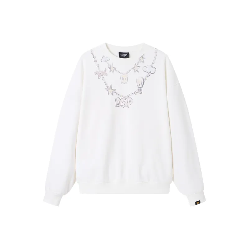 DANGEROUSPEOPLE Sweatshirt Unisex White-0