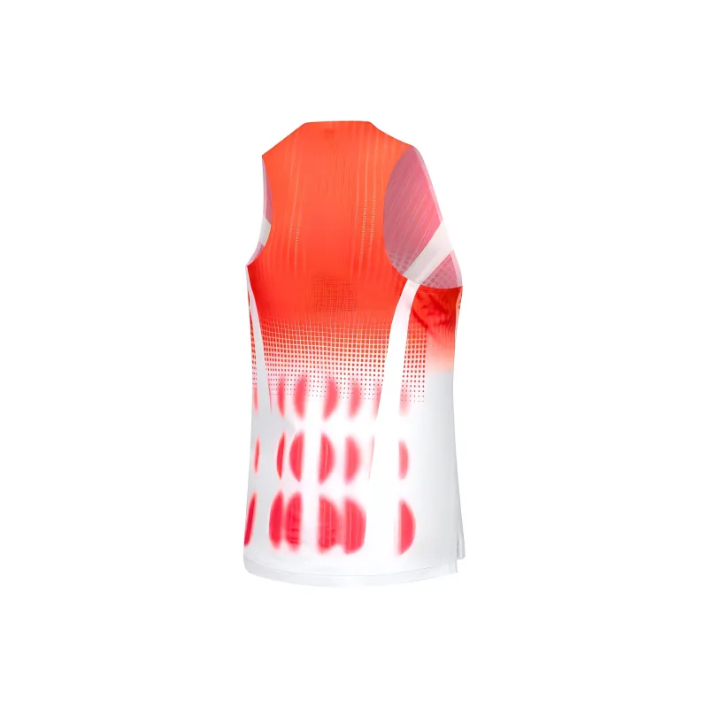 QIAODAN Feiying Tank Top Women's Radiant Fire Red Print-1