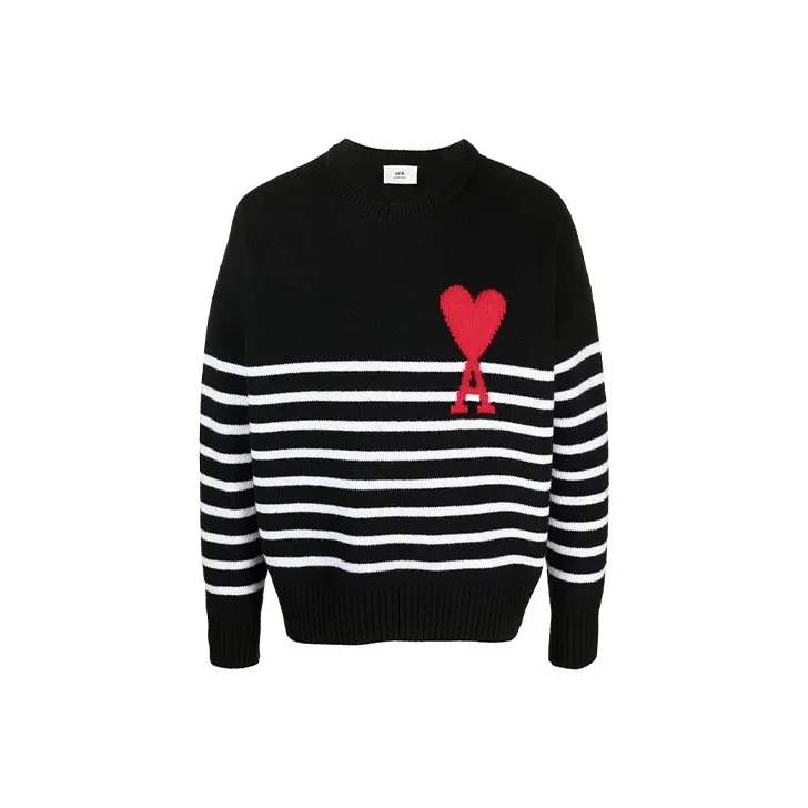 Ami Striped Sweater-0