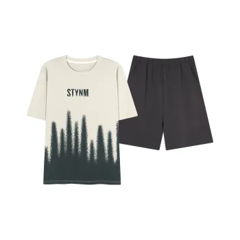 ROUKEER Men Pajama Sets