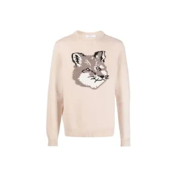 Maison Kitsune Sweaters Men Beige