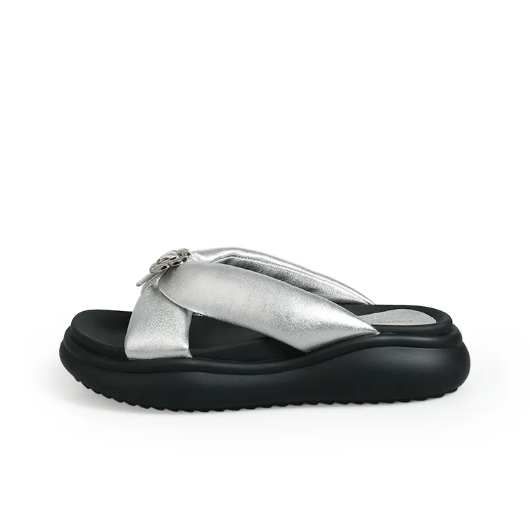 CORINNA DI MARSALA Rubber Sole Slip Resistant Quiet Slide Slippers Women's-3