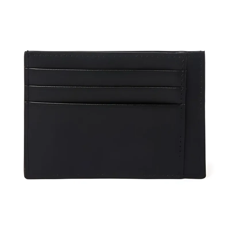 VERSACE VERSACE Leather Card Holder Men's Black-2