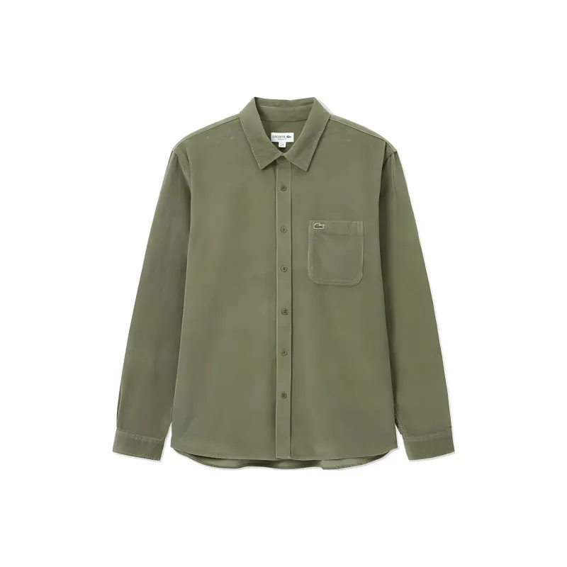 LACOSTE Shirt Unisex Khaki Green-0