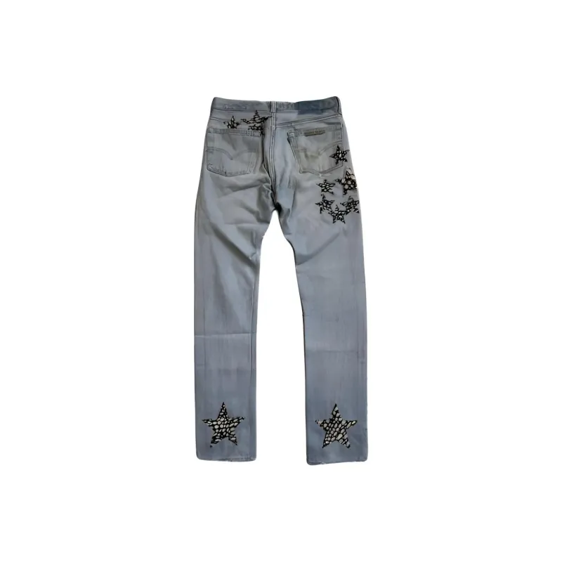 Chrome Hearts SS24 Jeans Women's Blue-1