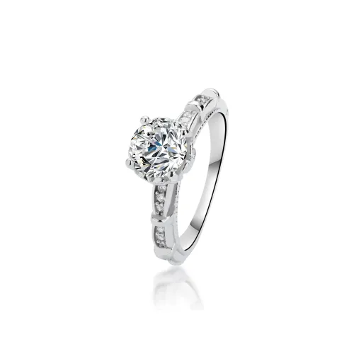 Right Hand Waiting S925 Silver Rings Women's