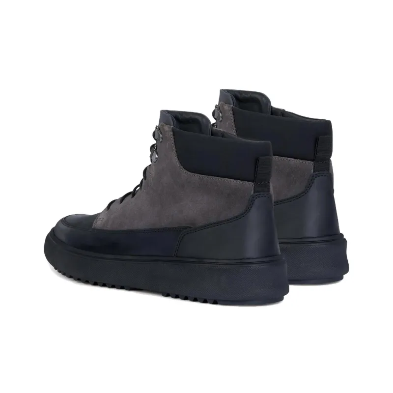 GEOX Cervino Short Outdoor Boots Men's Black Gray-2