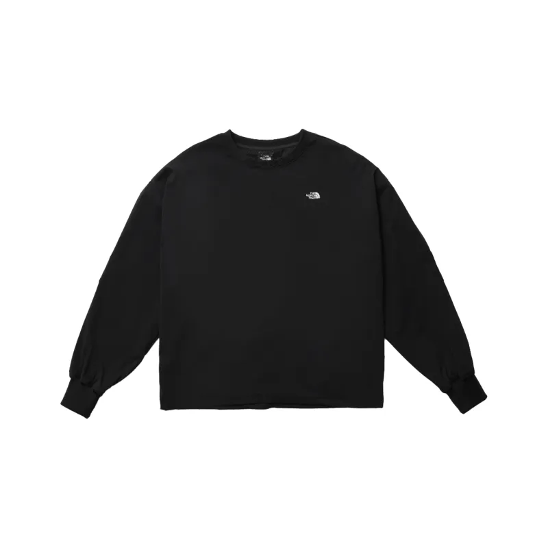 THE NORTH FACE x DOE Woven PATCHWORK Sweatshirt Unisex Black-0