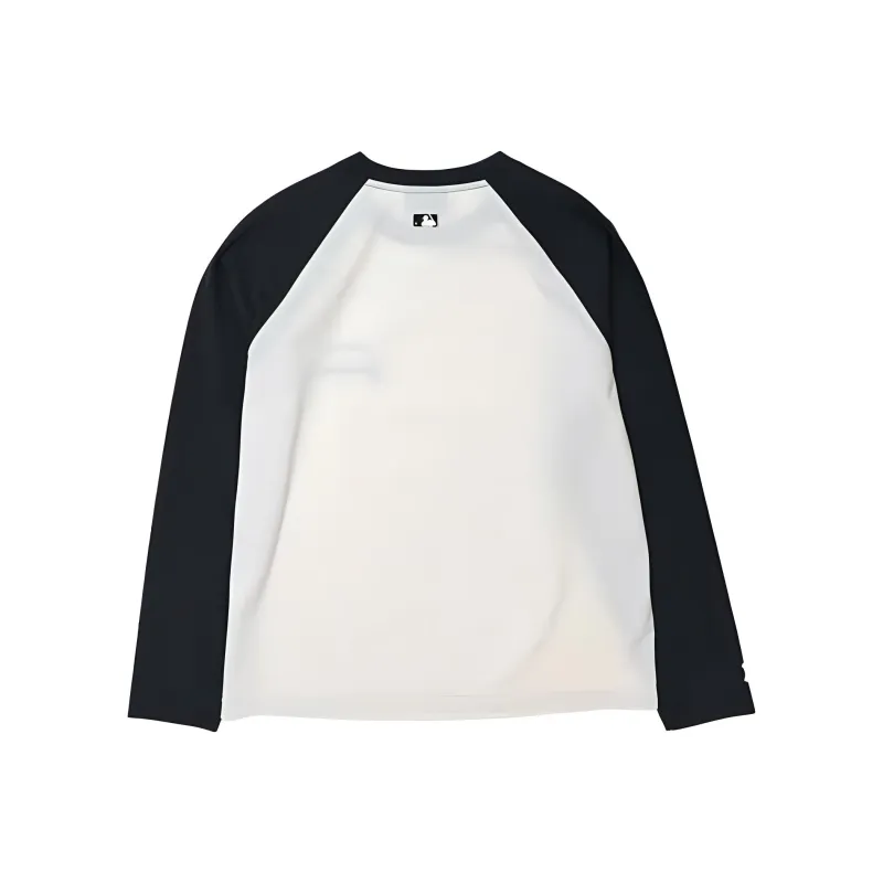 MLB New York Yankees Raglan Sleeve T Shirt Women's Black-1