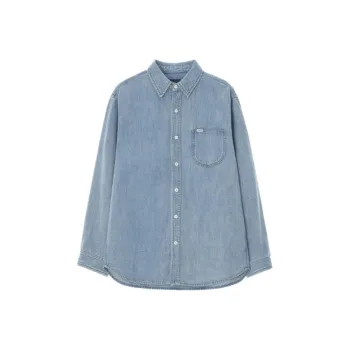 Lee Shirts Men Indigo