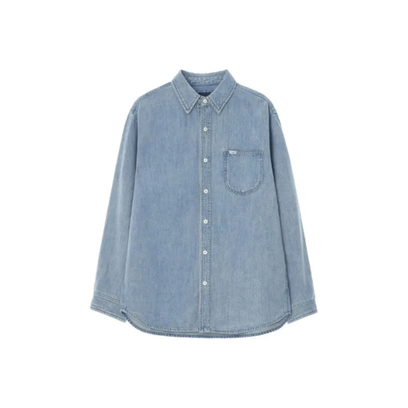 Lee Shirts Men Indigo-0