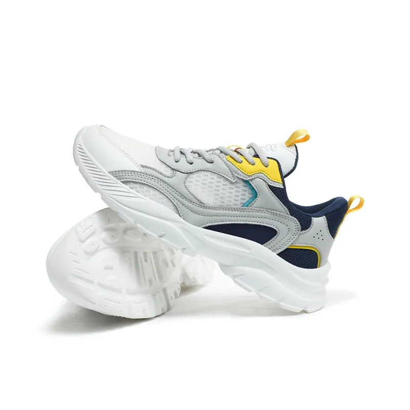 SUPEREDGE Breathable, Slip Resistant, And Abrasion Resistant Low Top Chunky Sneakers Men's-5