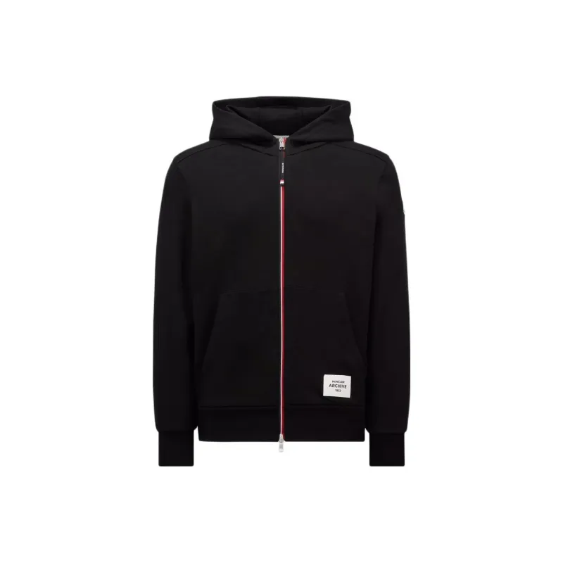 Moncler Logo Patch Zipped Hoodie-5