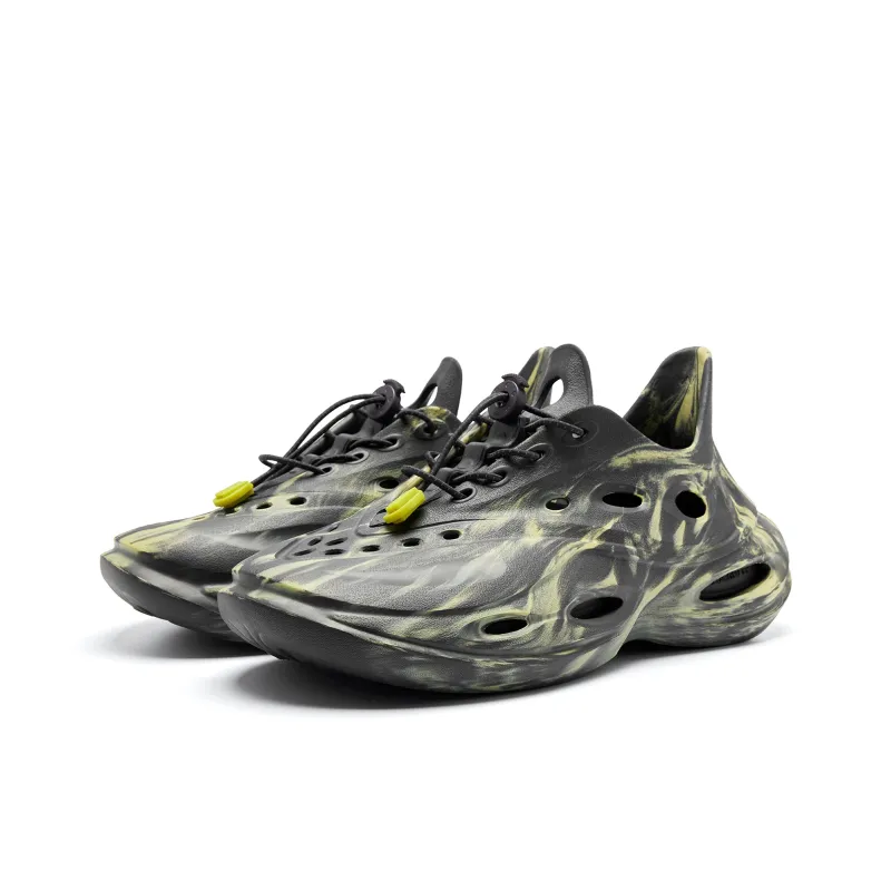 QIAODAN Clogs Men's Black Green-2