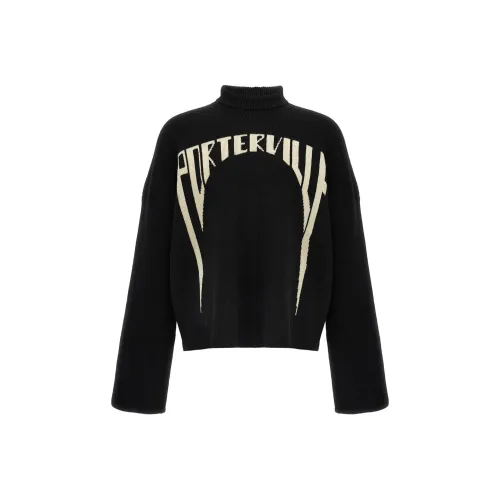 RICK OWENS Intarsia Knit Crewneck Jumper