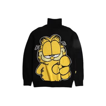 FUN X Garfield Knitwear Unisex Black