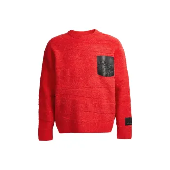 SEASON HIGH Sweaters Men Red