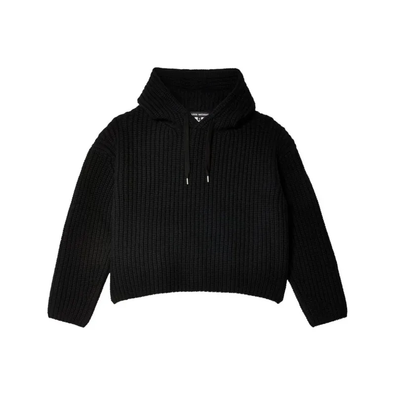 JUNYA WATANABE Hooded Knitted Drawstring Jumper-0
