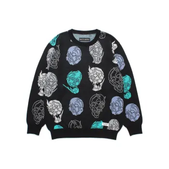 WACKO MARIA x 56 TATTOO STUDIO FW24 Sweater Unisex Black
