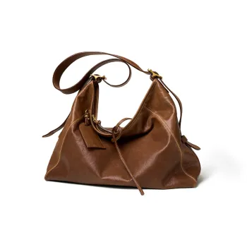 KAISER Top Grain Crystal Vegetable Tanned Cow Leather, Genuine Leather Shoulder Bag Large Size Women's Multicolor
