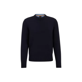 HUGO BOSS Sweaters Men Blue