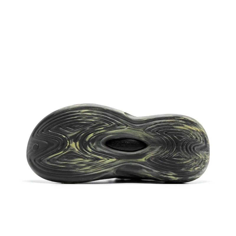 QIAODAN Clogs Men's Black Green-4