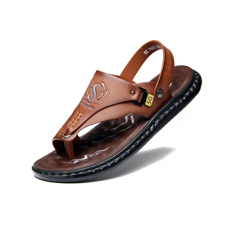 KACHILANG One Strap Sandals Men's-11