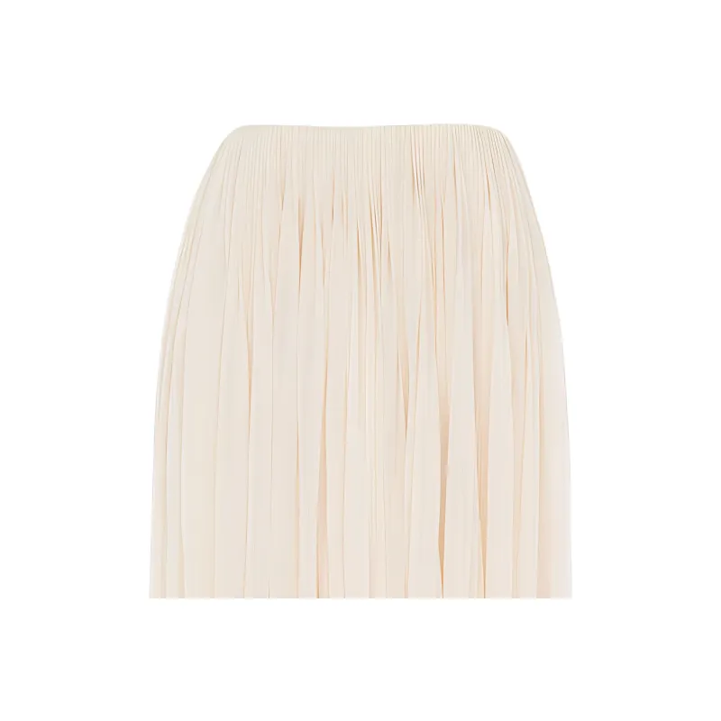 SAINT LAURENT Pleated Maxi Skirt-2
