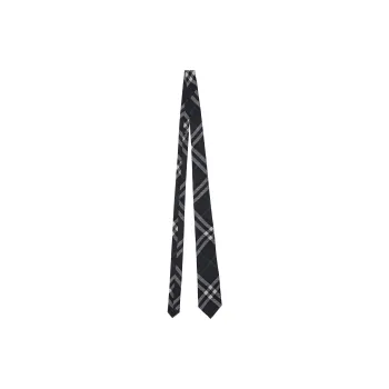 Burberry Mulberry Silk Ties Men's Charcoal Gray